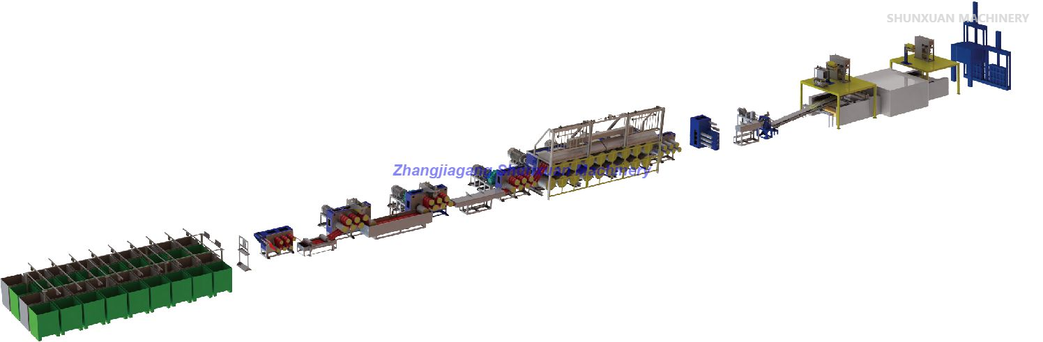 POLYESTER STAPLE FIBER MAKING MACHINES 